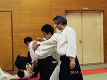 aikido keiko scene10 of TOKYO AIKIDO SHUWAKAI at itabshi, higashi-itabshi taiikukan