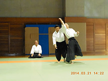 SHIDO by Sugawara SHIHAN, HONBU to TOKYO AIKIDO SHUWAKAI member