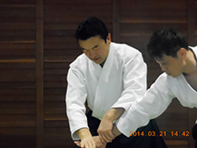 SHIDO by Sugawara SHIHAN, HONBU to TOKYO AIKIDO SHUWAKAI member