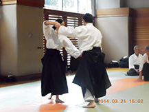 SHIDO by Sugawara SHIHAN, HONBU to TOKYO AIKIDO SHUWAKAI member